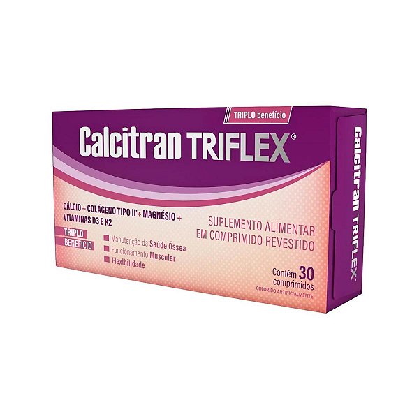 Polivitamínico Calcitran Triflex 1000UI 30 comprimidos