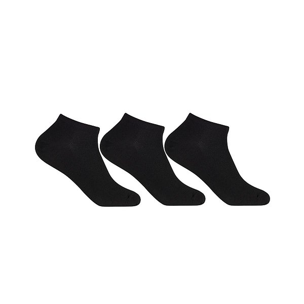 Kit 3 Pares de Meias Invisível Masculina 39/43 Altomax