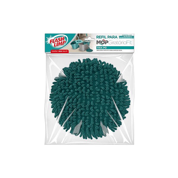 Refil para Mop Giratório Fit Tira Pó Flash Limp