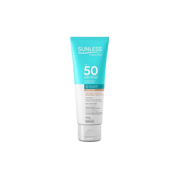 Protetor Solar Facial Sunless Fps50 Sem Cor 60G