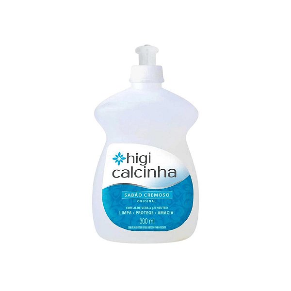 Sabão Liquido Cremoso Original 300ml Higi Calcinhas