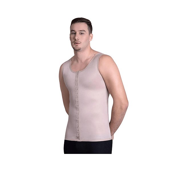 Colete Pós Cirurgico Longo Masculino Ginecomastia New Form