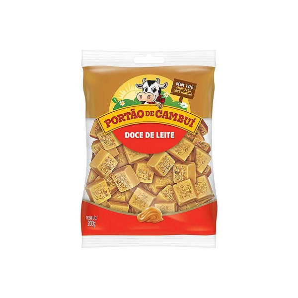 Doce de leite tradicional em cubos 200g Portão De Cambui