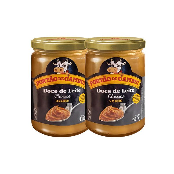 2 Doce de Leite Pastoso Classico 410g  Portão De Cambuí