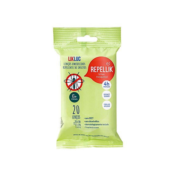 Lenços Repelentes Repellik Praticidade e Proteção LikLuc