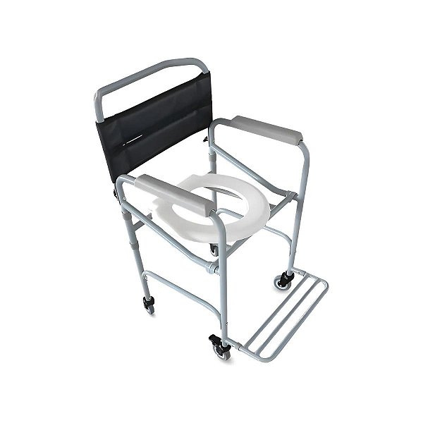 Cadeira De Banho Idoso Aço Desmontável Até 120kg Hidrolight