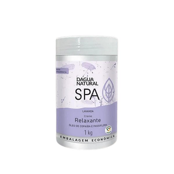 Creme Massagem Corpo Hidrata Spa Lavanda 1kg Dagua Natural