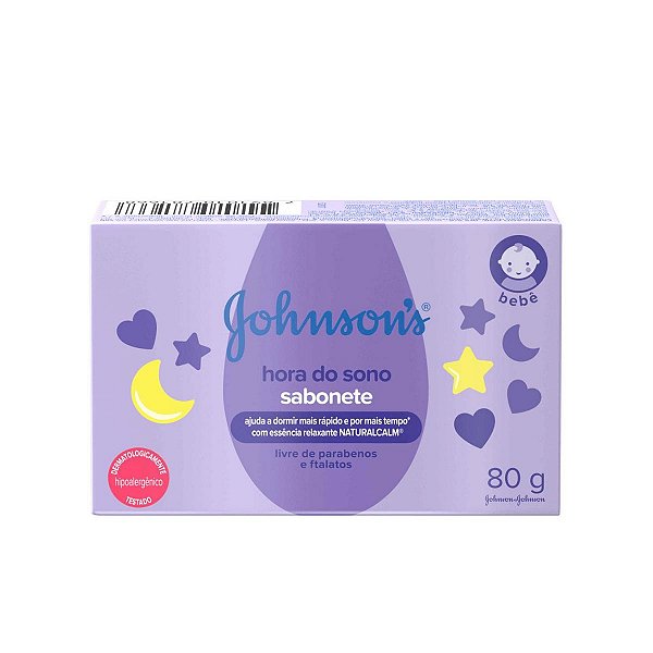 Sabonete em Barra 80g JOHNSON'S Baby Hora do Sono
