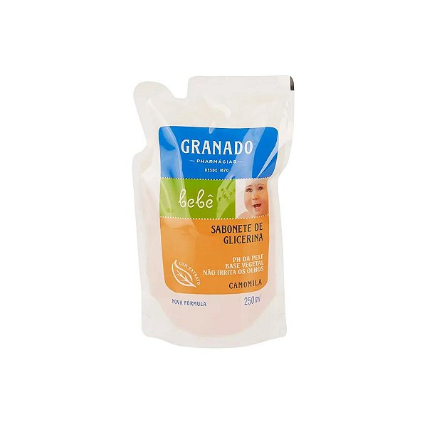 Refil Sabonete Glicerina Bebê Camomila 250ml Granado