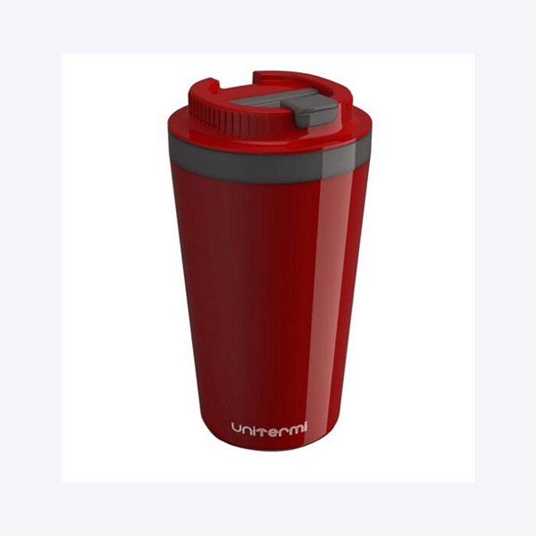 Copo Térmico Café Chá Leite Minas 400 Ml Com Tampa Unitermi