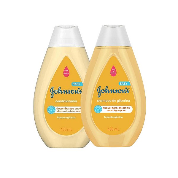 Kit Shampoo e condicionador Glicerina Johnsons