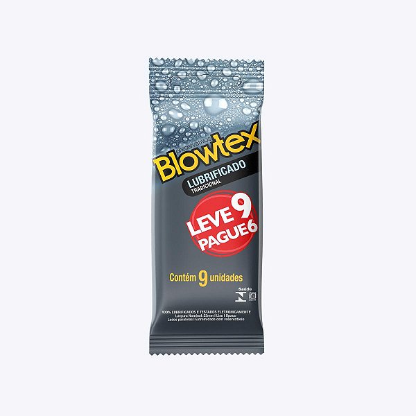 Camisinha Blowtex Lubrificado Tradicional Leve 9 Pague 6