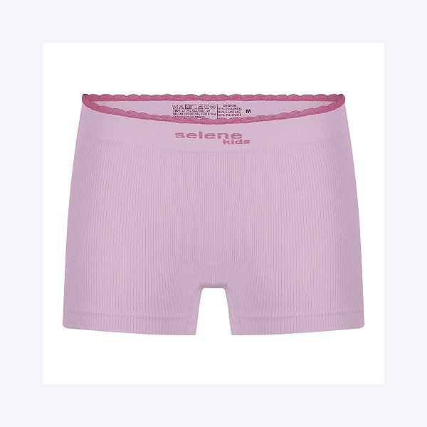 Calcinha Boxer Infantil Sem Costura Selene
