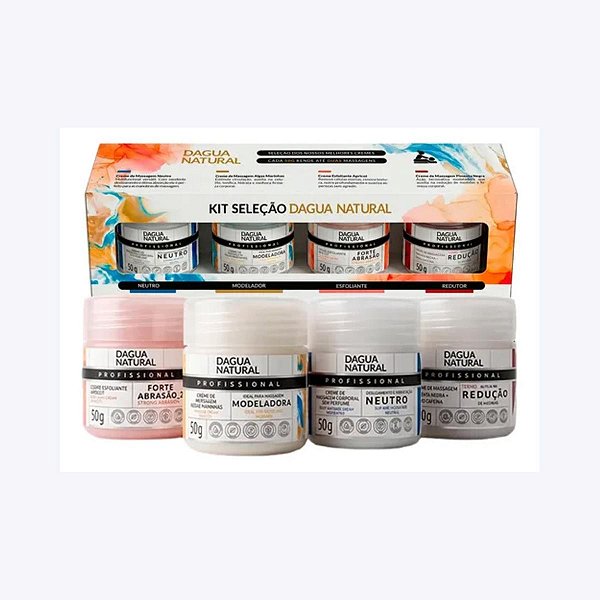 Kit Seleção Dagua Natural 4 Cremes 50g Profissional