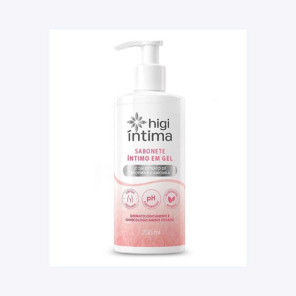 Sabonete Íntimo Em Gel 200ml Higi Íntima