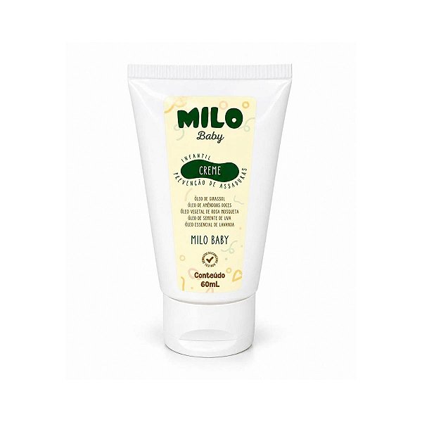 Creme Prevenção de Assaduras Milo Baby Protetor 60ml