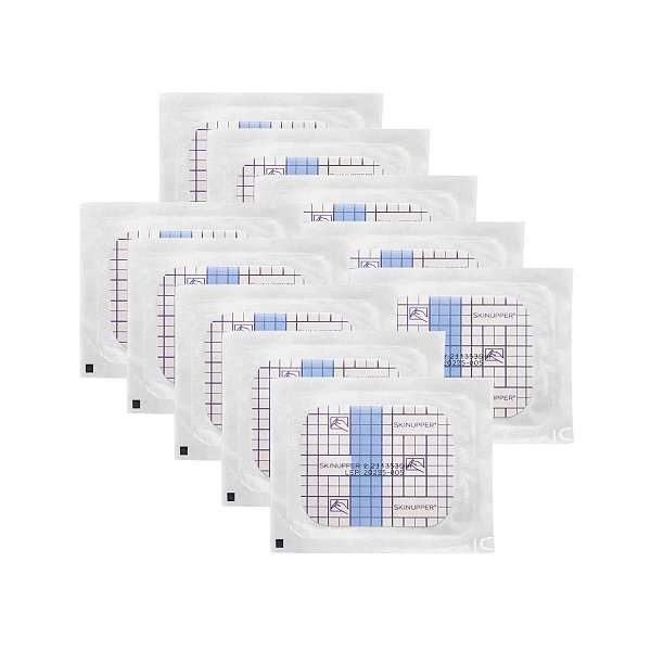 Kit 10 Curativo Film Transparente Estéril 6cmx7cm Skinupper
