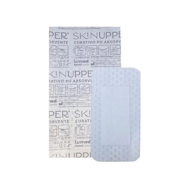 Curativo Pu Absorvente Skinupper 8x15cm 1 Unidade Estéril