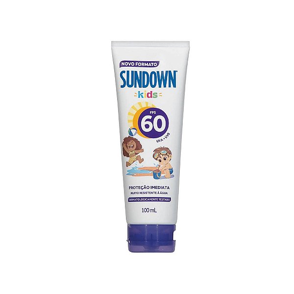 Protetor Solar Sundown Kids Proteção Imediata Fps 60 100ml