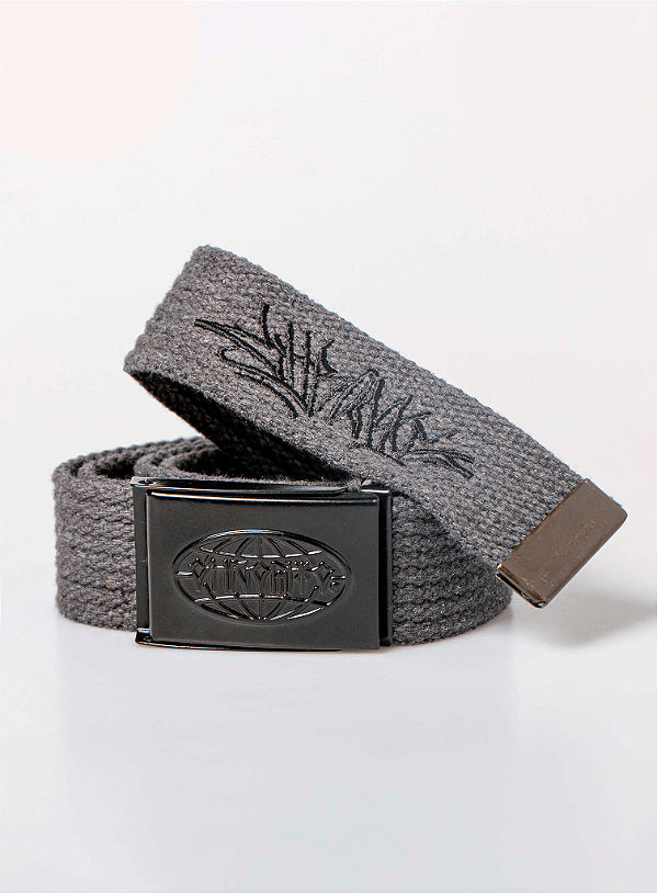 Cinto Chronic - 001 Tag Bordado - Chumbo