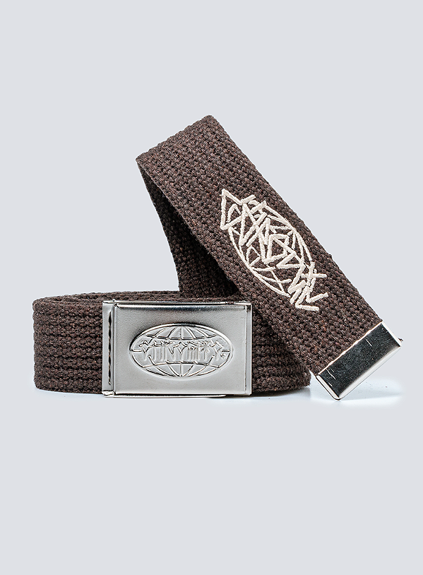 Cinto Chronic - 004 World Tag  - Marrom