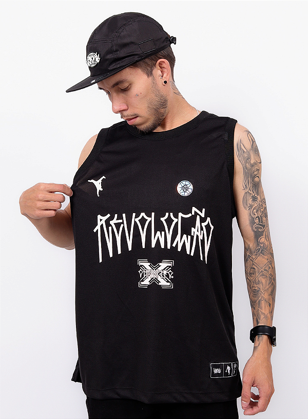 Regata Basket Colab. Dexter Chronic - Revolução - Preto