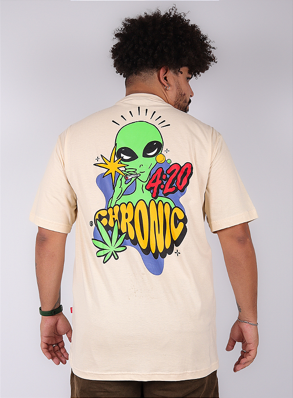 Camiseta Chronic Plus Size - 420 - Off White