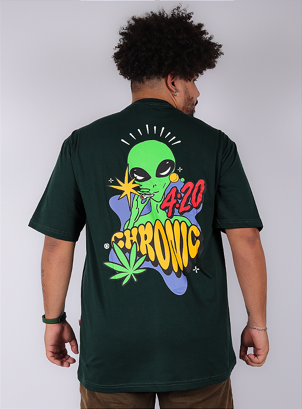 Camiseta Chronic Plus Size - 420 - Verde