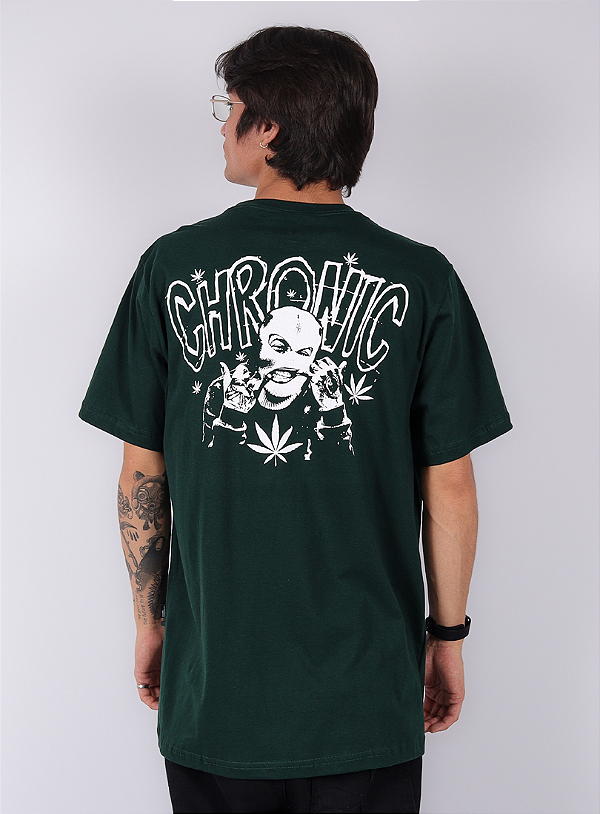 Camiseta Chronic - 420 Balaclava - Verde