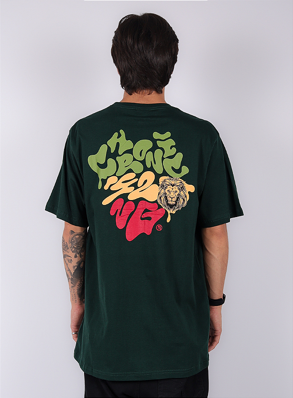 Camiseta Chronic - Chronic Reggae Leao - Verde