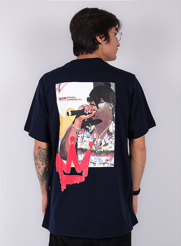 Camiseta Chronic - Notorious Big - Azul