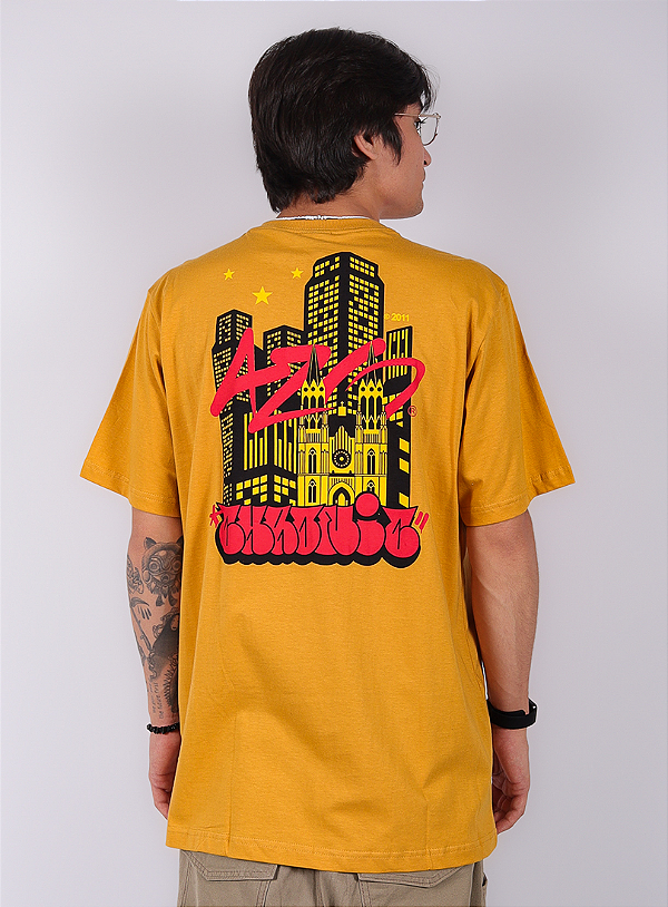 Camiseta Chronic - 420 City - Amarelo
