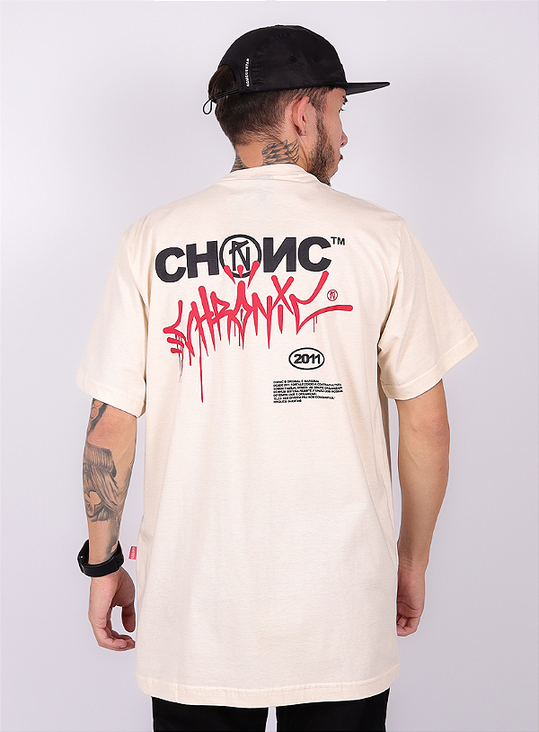 Camiseta Chronic - Original e Marginal - Off White
