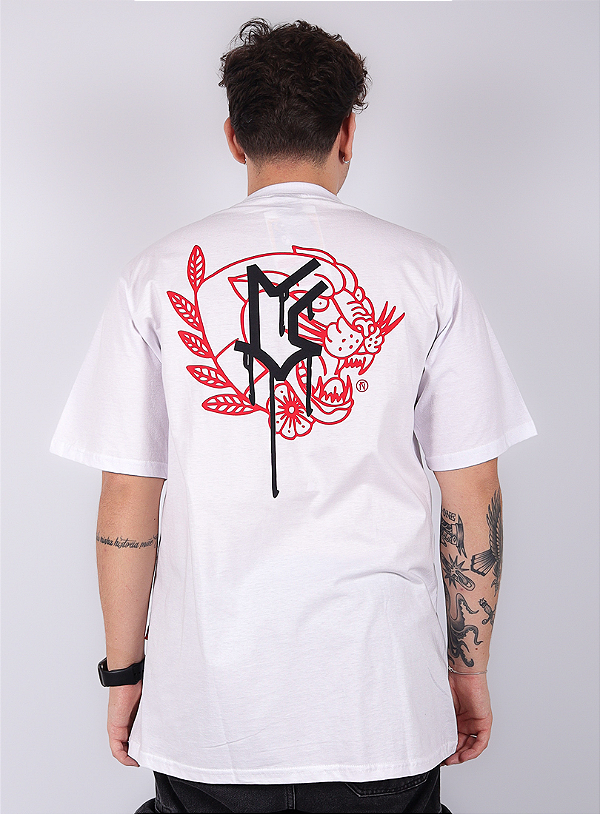 Camiseta Chronic - Ngm Guenta Pantera - Branco
