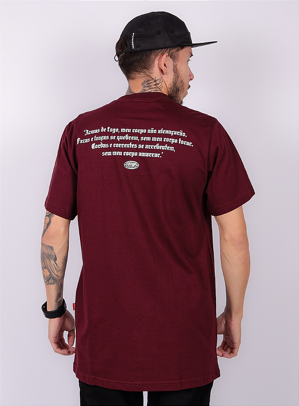 Camiseta Chronic - Corpo Fechado - Vermelho
