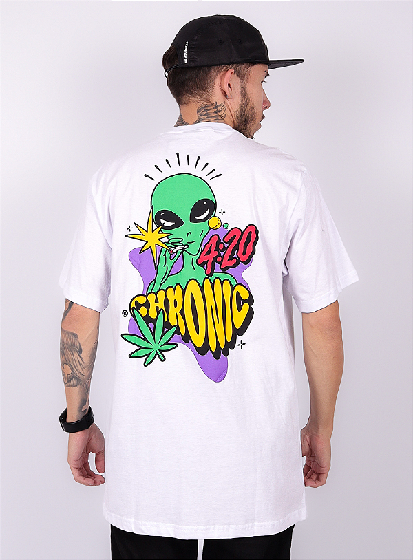 Camiseta Chronic - 420 - Branco