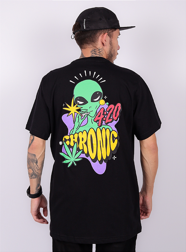 Camiseta Chronic - 420 - Preto
