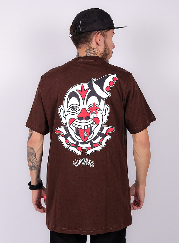 Camiseta Chronic - Ngm Guenta Palhaço - Marrom