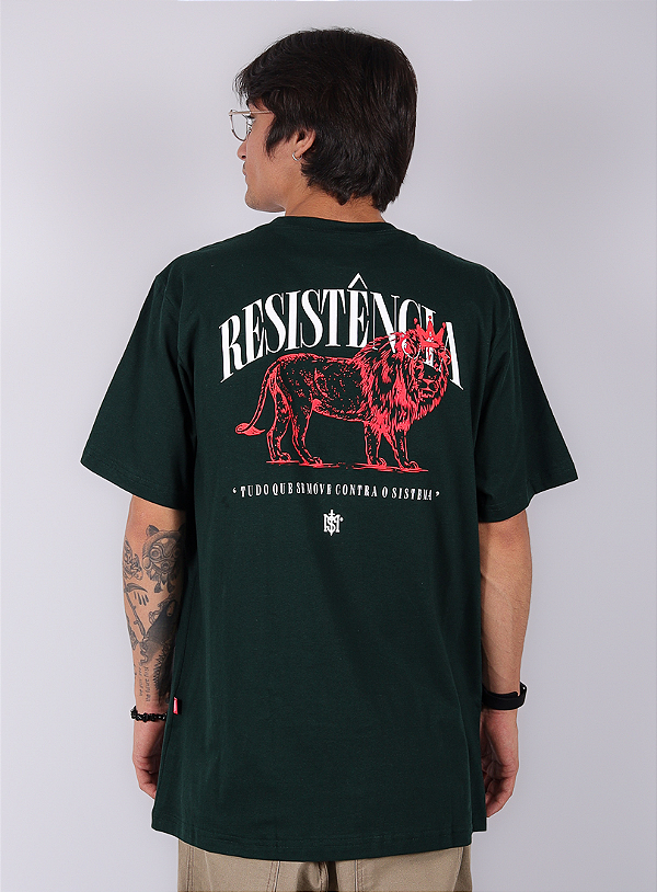 Camiseta Chronic Colab. Mato Seco - Tudo que se Move Contra o Sistema - Verde