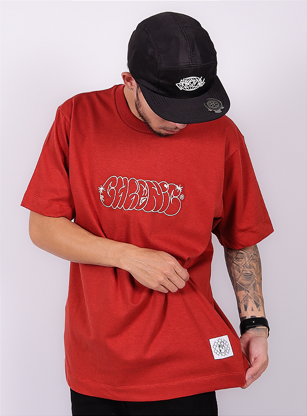 Camiseta Chronic Oversized - Original Marginal 011 - Bordô