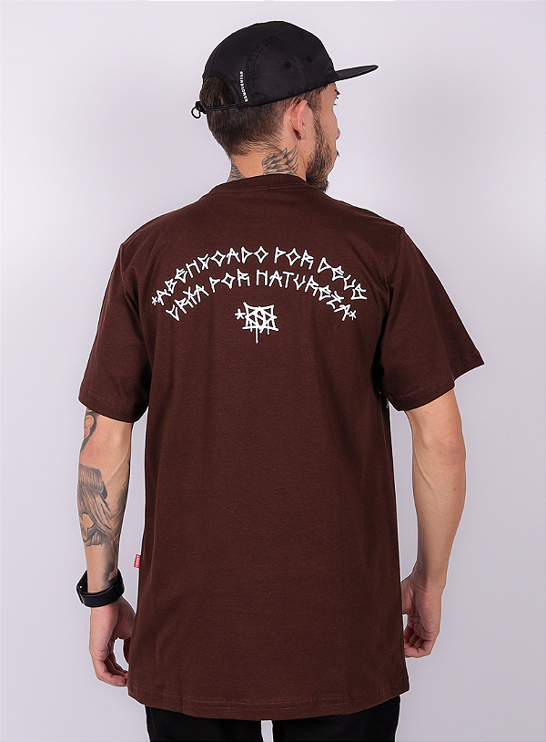 Camiseta Chronic- Brasil - Marrom