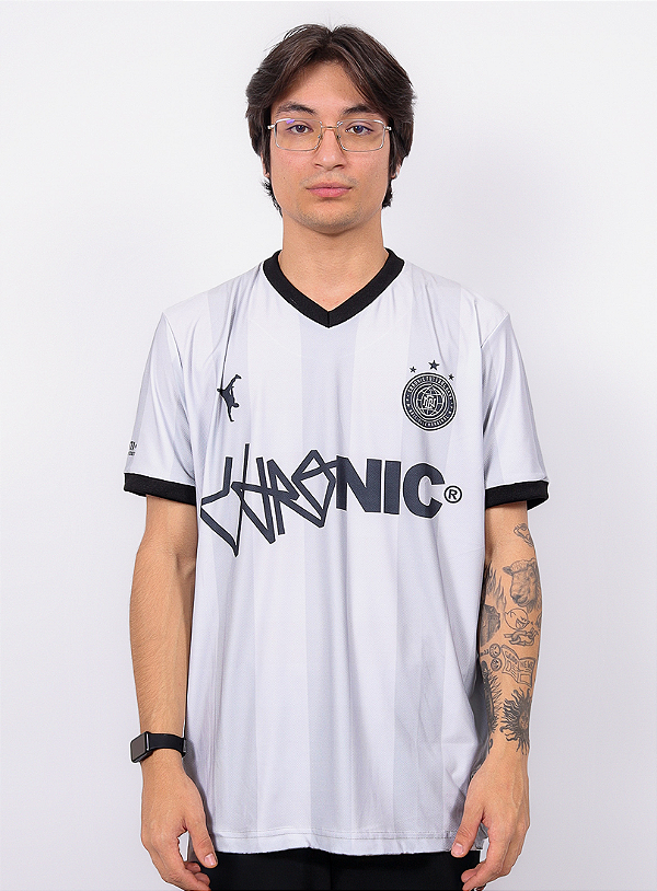 Camiseta de Time Chronic - Cria - Cinza