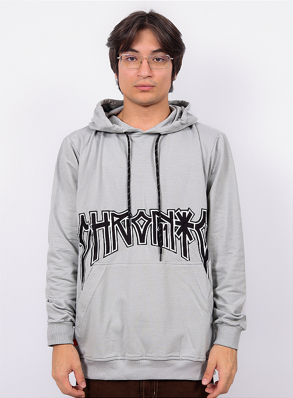 Blusa Moletom Chronic - Big Tag - Cinza