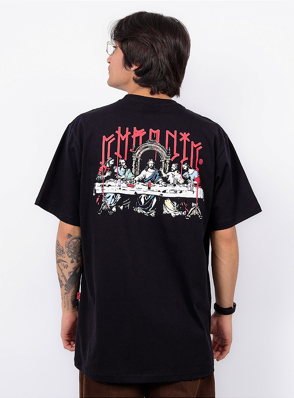 Camiseta Chronic - Santa Ceia - Preto