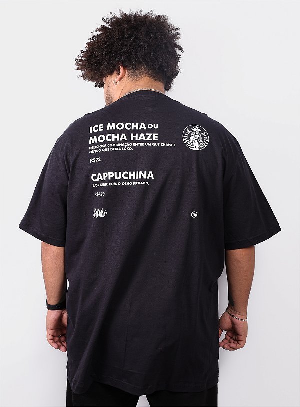 Camiseta Chronic Plus Size - Starbecks Ice - Preto