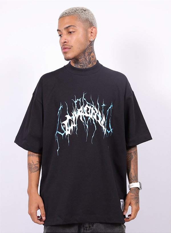 Camiseta Chronic Oversized - Tribal - Preto