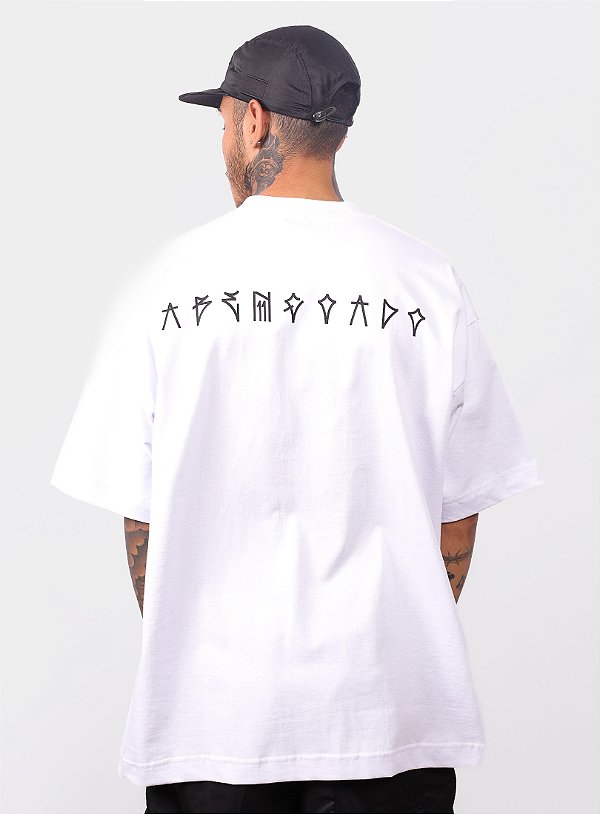 Camiseta Chronic Oversized - Abençoado - Branco