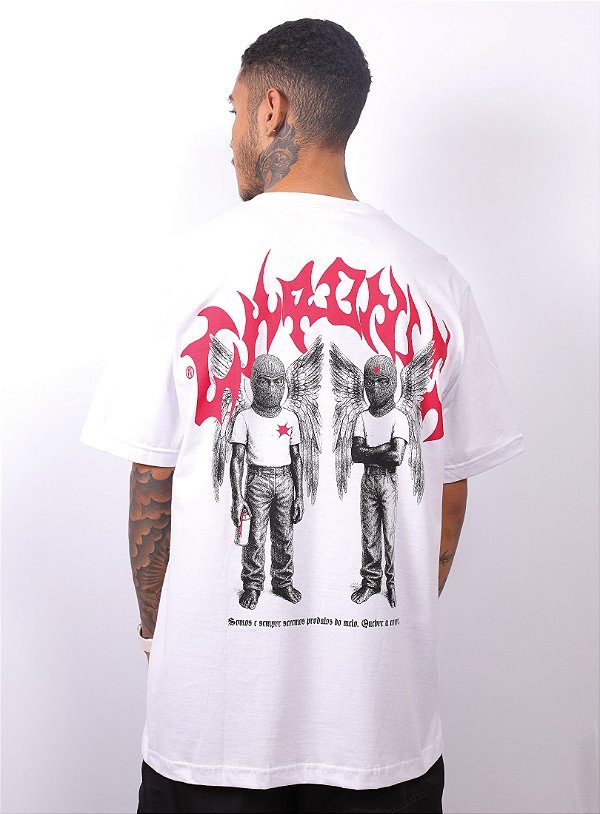 Camiseta Chronic - Quebre a Corrente - Branco