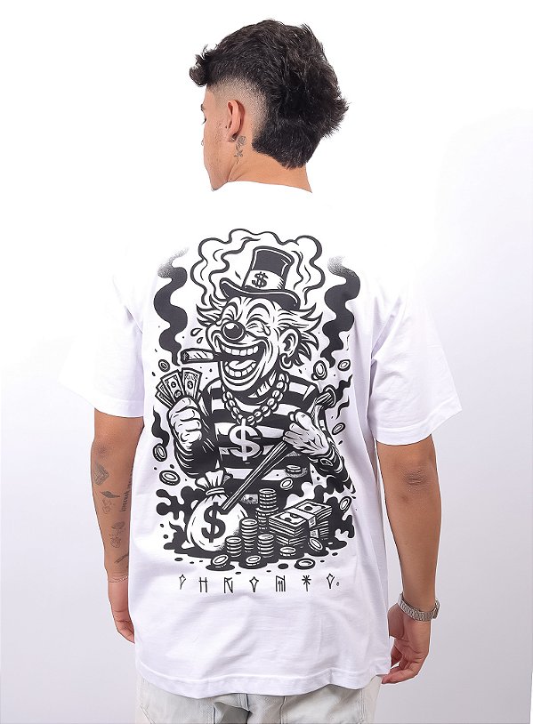 Camiseta Chronic - Sorriso Do Palhaço - Branco