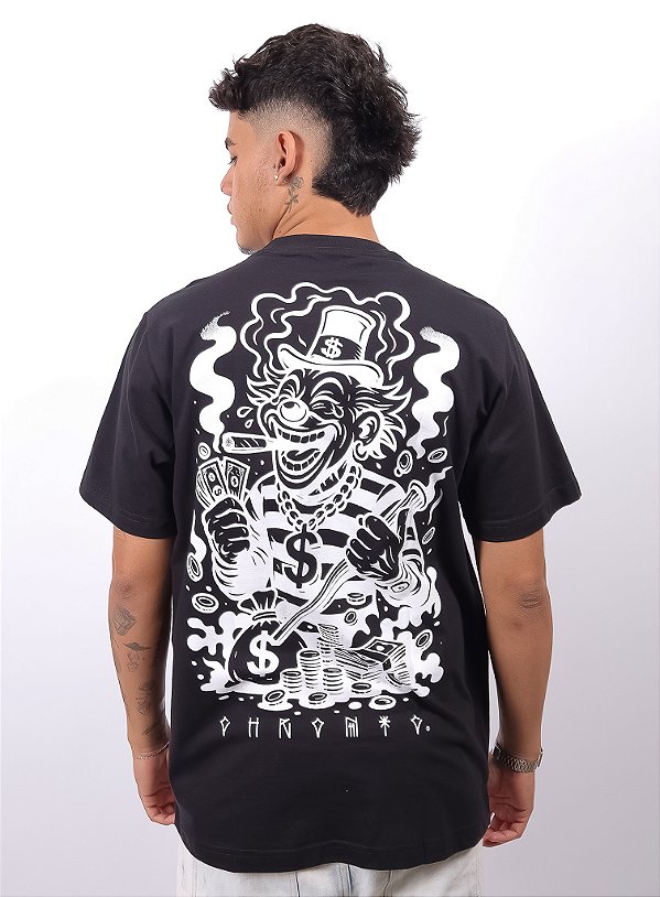 Camiseta Chronic - Sorriso Do Palhaço - Preto